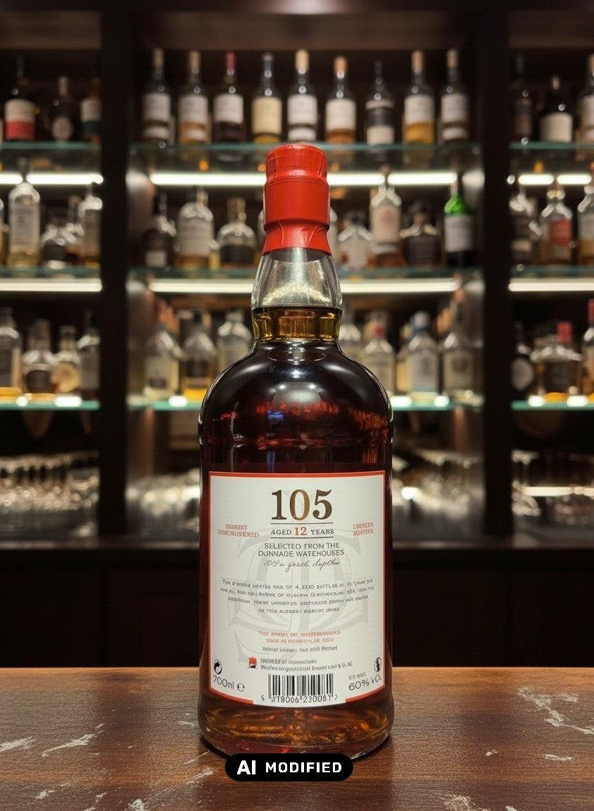 Glenfarclas 105 - 12 Jahre, Sherry Cask Matured, 60% Vol. in 0.7L Flasche. Limitierte Hourglass Edition.