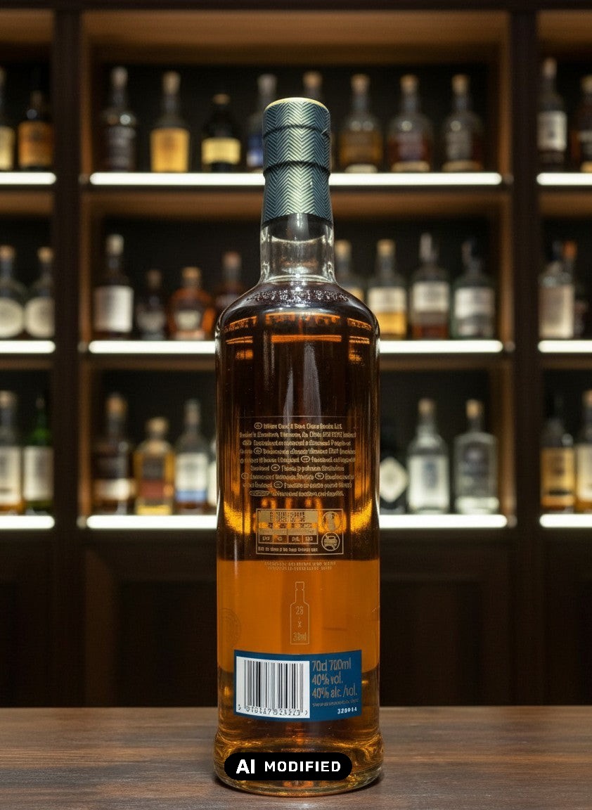 Whiskyquartier Glenfiddich 18 Jahre Single Malt Scotch Whisky in Glasflasche, bernsteinfarben, 700ml