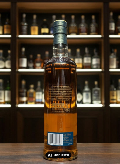 Whiskyquartier Glenfiddich 18 Jahre Single Malt Scotch Whisky in Glasflasche, bernsteinfarben, 700ml