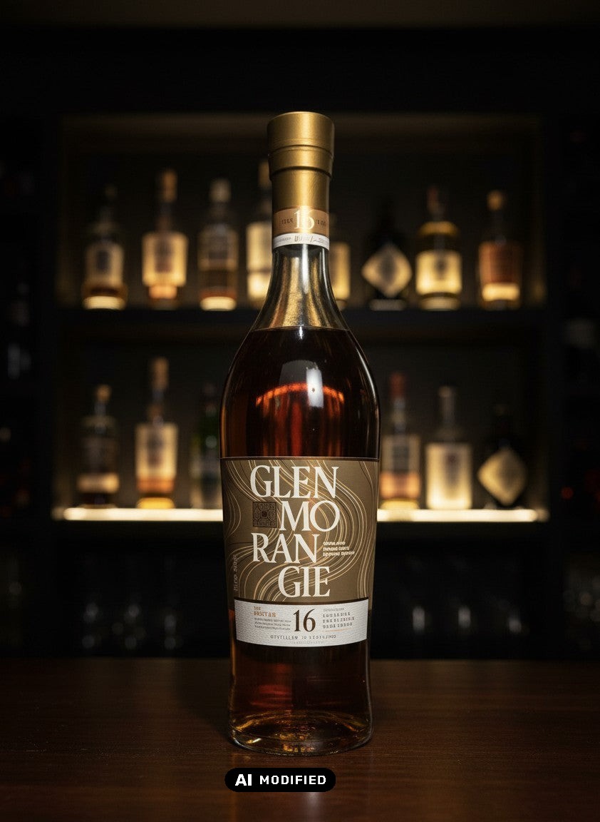 Whiskyquartier Glenmorangie 16 Years The Nectar Single Malt Scotch Whisky in 0.7L Flasche, gereift in Bourbon- und Sauternes-Weinfässern.