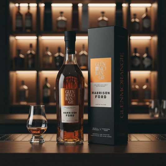 Glenmorangie Harrison Ford Limited Edition Single Malt Scotch Whisky in Toasted Portuguese Red Wine Casks, 0.7L
