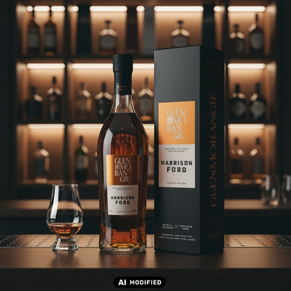 Glenmorangie Harrison Ford Limited Edition Single Malt Scotch Whisky in Toasted Portuguese Red Wine Casks, 0.7L