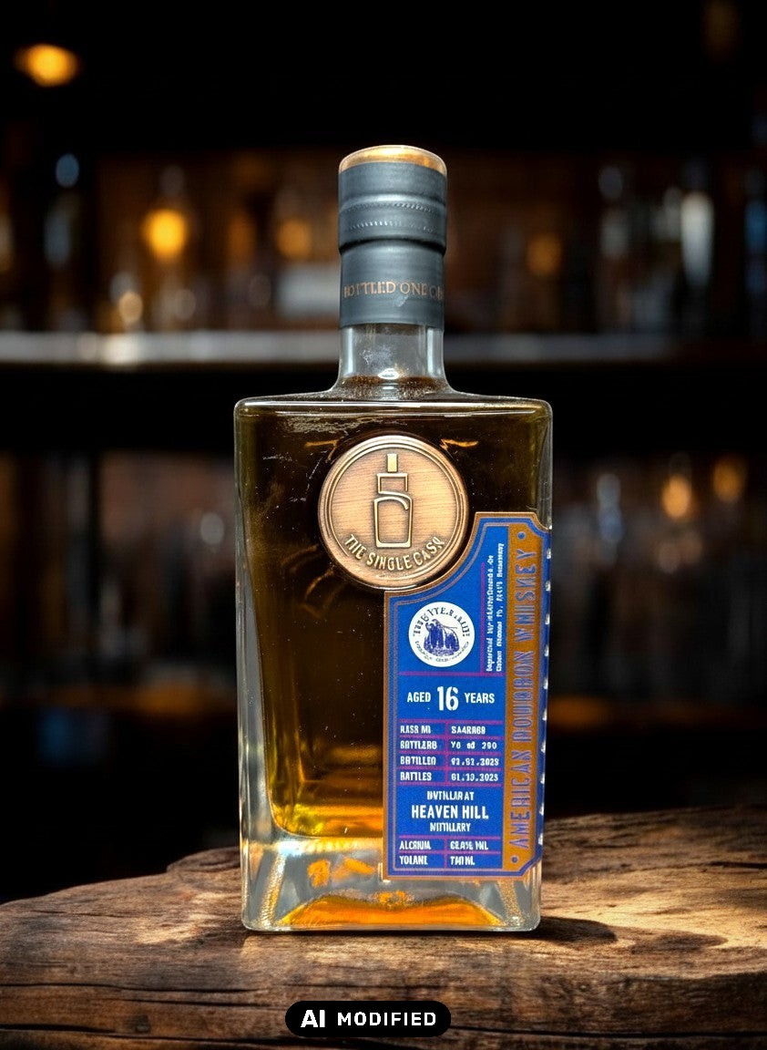 Whiskyquartier: 16 Jahre alter Single Cask Bourbon von Heaven Hill Distillery, 700ml, 65% Vol. Flasche 74/208.