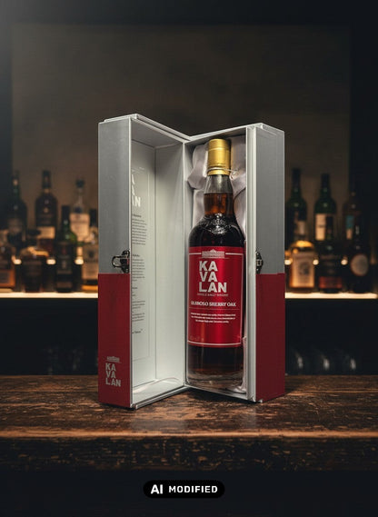 Kavalan Sherry Oak Single Malt Whisky in Geschenkbox, 0,7L, 46% Vol. – Taiwan