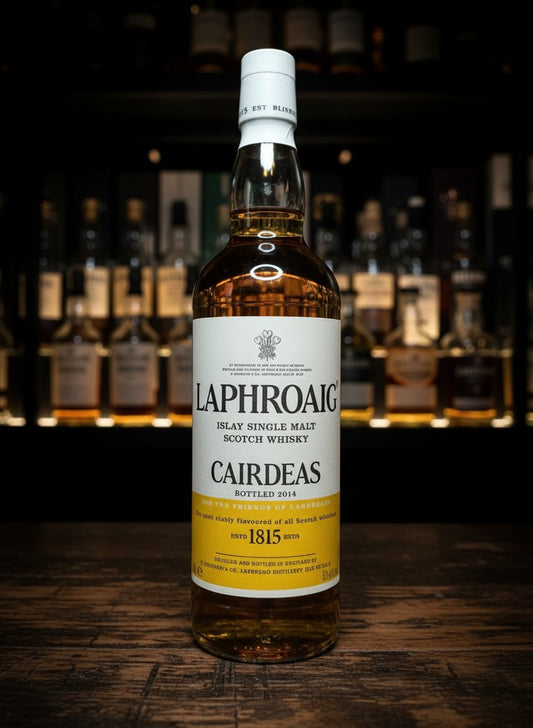 Whiskyquartier Laphroaig Càirdeas 2014 Feis Ile Edition, 0.7L, 51.4% Vol. Single Malt Scotch Whisky in Amontillado Sherry Cask.