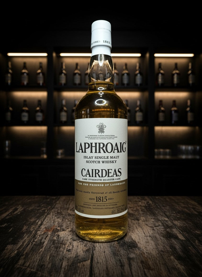 Whiskyquartier Laphroaig Càirdeas 2017 Feis Ile Edition, ein Single Malt Scotch Whisky in Fassstärke aus Quarter Casks.