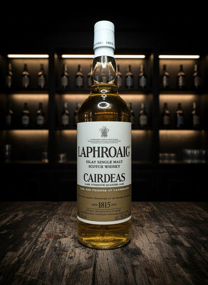 Whiskyquartier Laphroaig Càirdeas 2017 Feis Ile Edition, ein Single Malt Scotch Whisky in Fassstärke aus Quarter Casks.