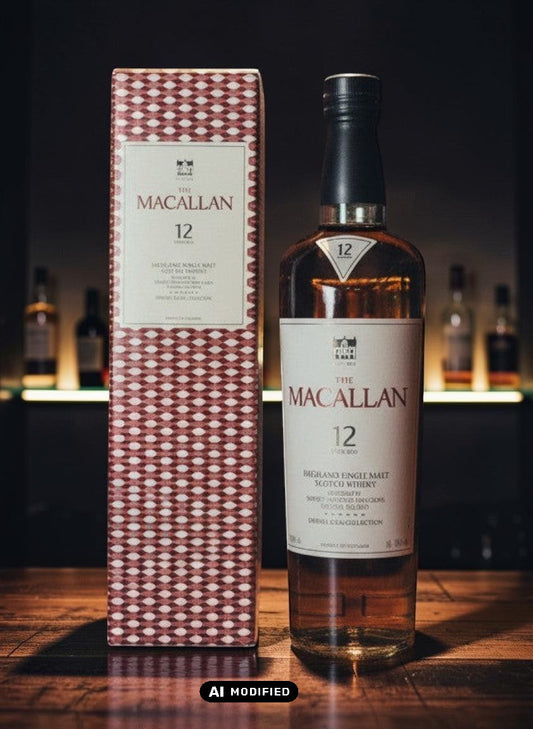 Macallan 12 Years Double Cask Highland Single Malt Scotch Whisky in 0,7L Flasche mit passender Geschenkverpackung