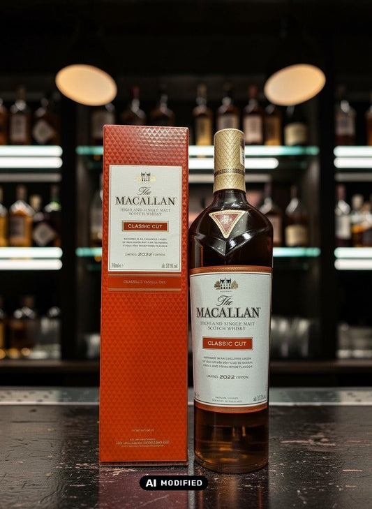 Whiskyquartier: Macallan Classic Cut 2022 Highland Single Malt Scotch Whisky, 0.7L, limitierte Edition mit Grapefruit- und Karamellnoten.