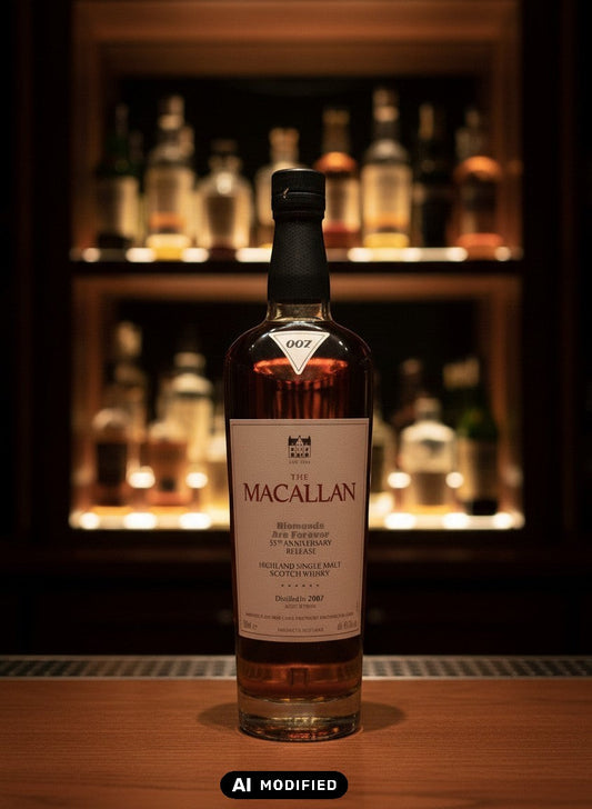 Whiskyquartier presents The Macallan Diamonds Are Forever 55th Anniversary Release, a 0.7L Highland Single Malt Scotch Whisky.