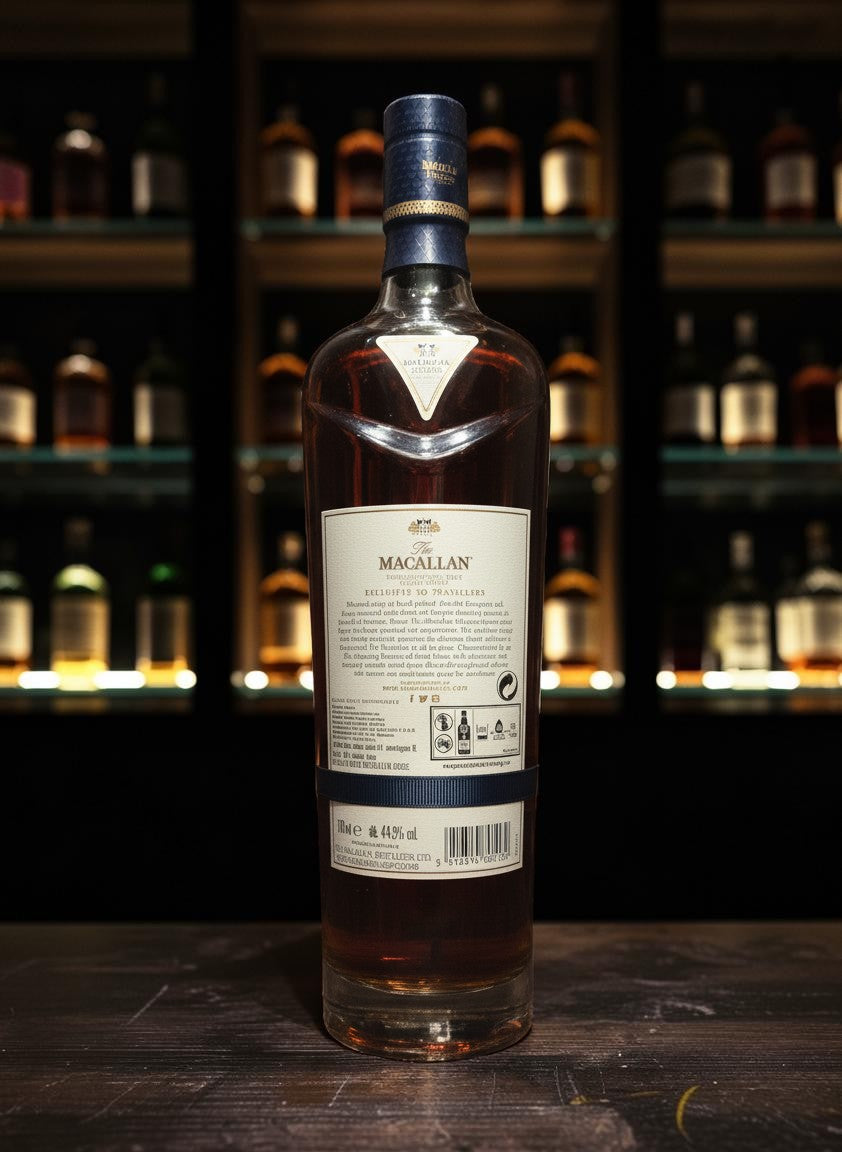 Whiskyquartier Macallan Enigma Quest Collection 0,7L, ein reichhaltiger Single Malt mit Sherry-Eichenfassreifung.