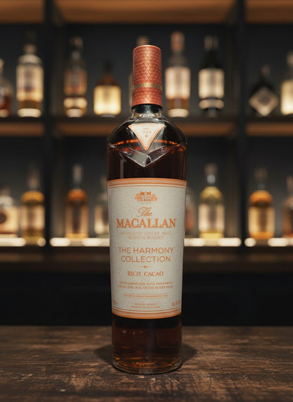 Whiskyquartier Macallan Harmony Collection Rich Cacao 0,7L Flasche mit Schokoladen- und Honignoten