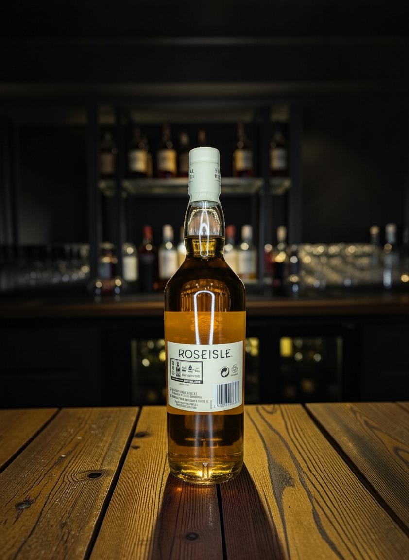 Whiskyquartier Roseisle 12 Jahre The Origami Kite II Single Malt Scotch, 0.7L, goldfarben, in amerikanischer Eiche gereift.