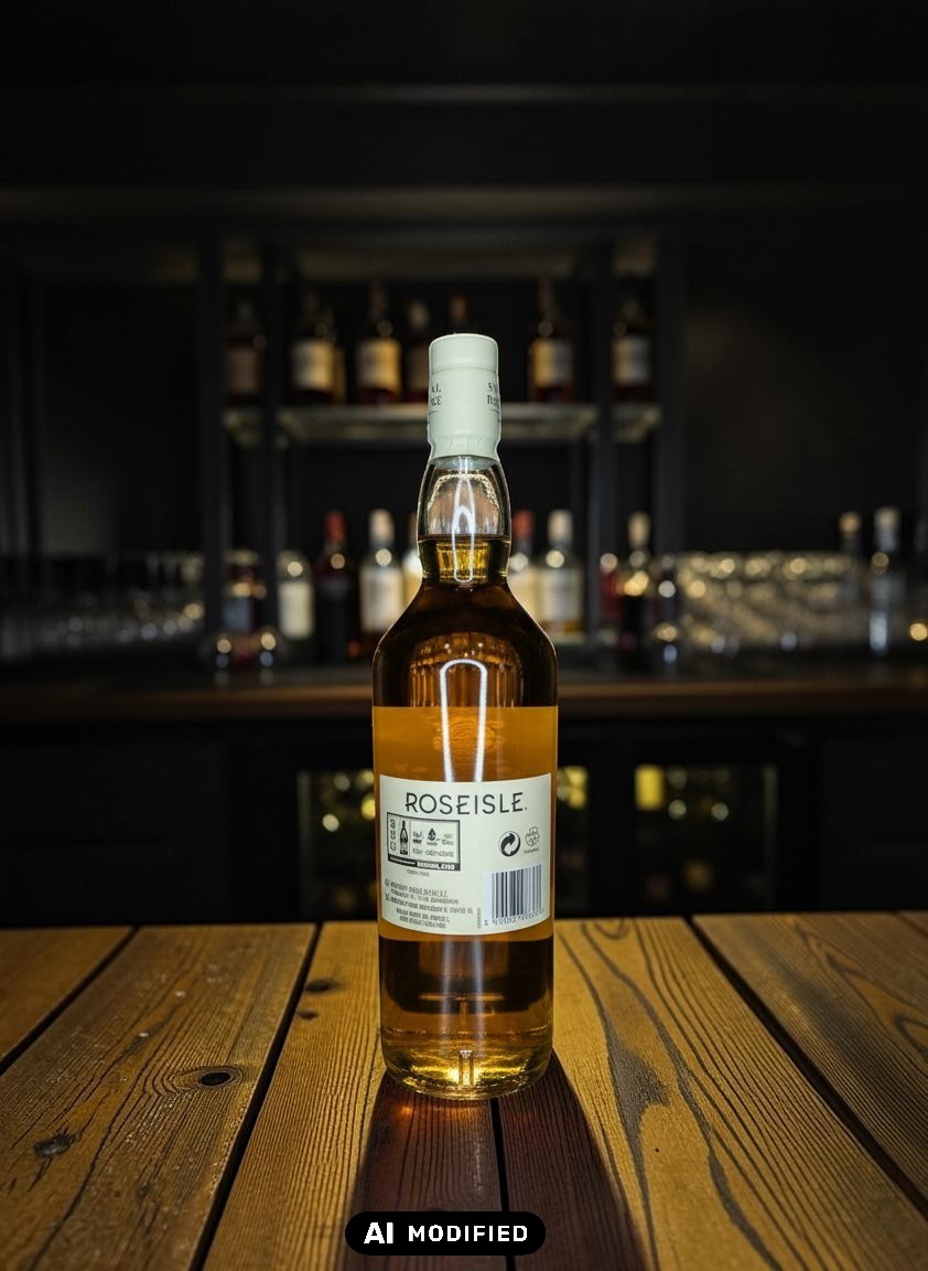 Whiskyquartier Roseisle 12 Jahre The Origami Kite II Single Malt Scotch, 0.7L, goldfarben, in amerikanischer Eiche gereift.