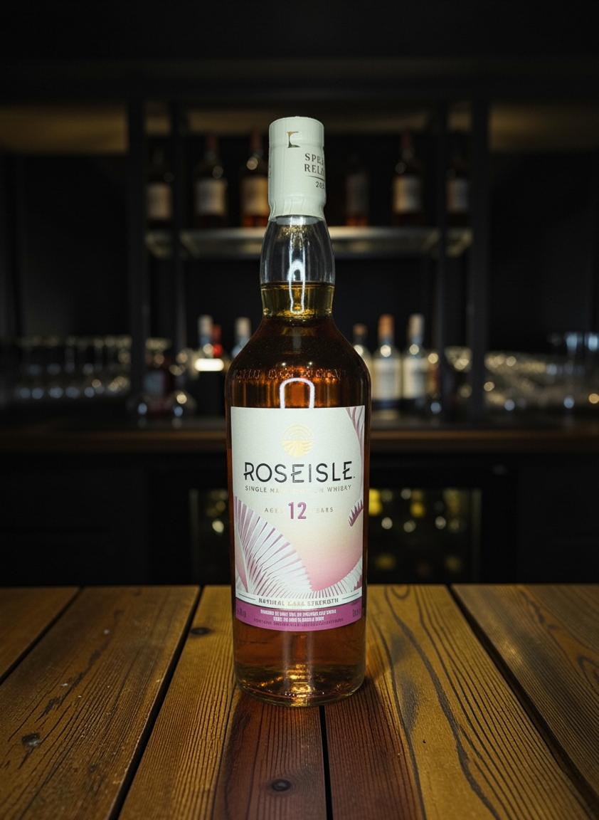 Whiskyquartier: Roseisle 12 Jahre Single Malt Scotch Whisky in limitierter Auflage, 0,7L, gereift in amerikanischen Eichenfässern.