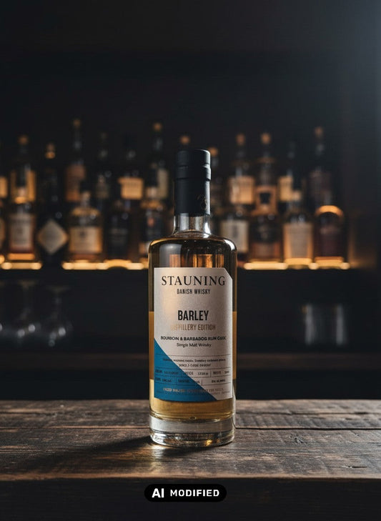Whisky Quartier Stauning Barley Distillery Edition Single Malt Whisky in Bourbon & Barbados Rum Cask, 0.35L, 52% Vol.