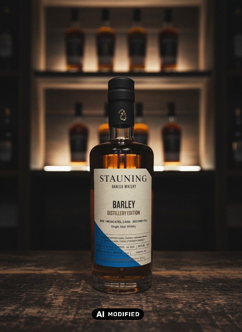 Whiskyquartier Stauning Barley Distillery Edition Rye/Moscatel Cask Second Fill Single Malt Whisky 0.35L