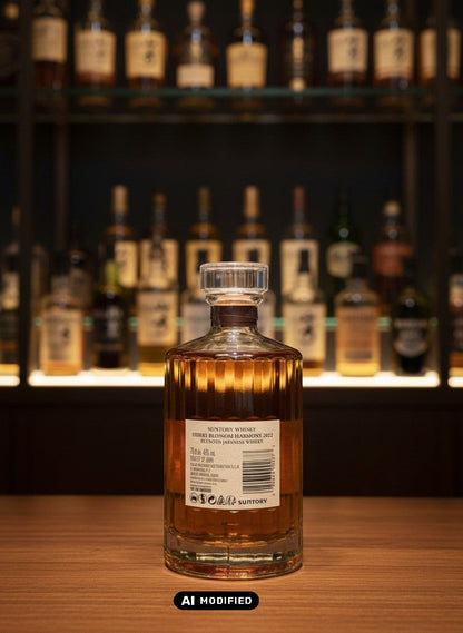 Whiskyquartier Suntory Hibiki Blossom Harmony 2022, ein japanischer Blend in 0,7L Flasche, verfeinert mit Sakura Wood.