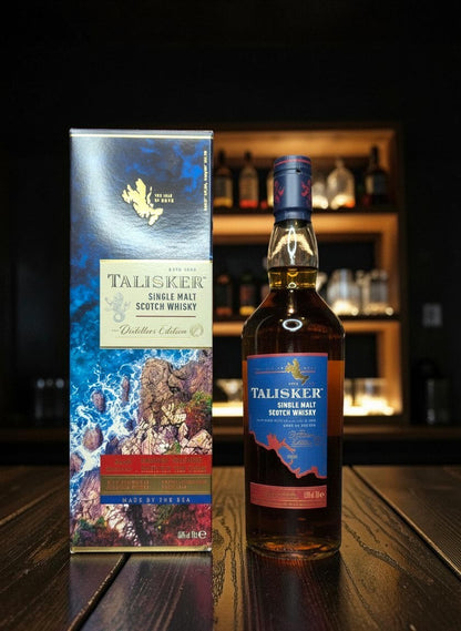 Talisker Distillers Edition 2022 Single Malt Scotch Whisky 0.7L, Isle of Skye, mit Sherry-Finish, maritime Würze und Rauch