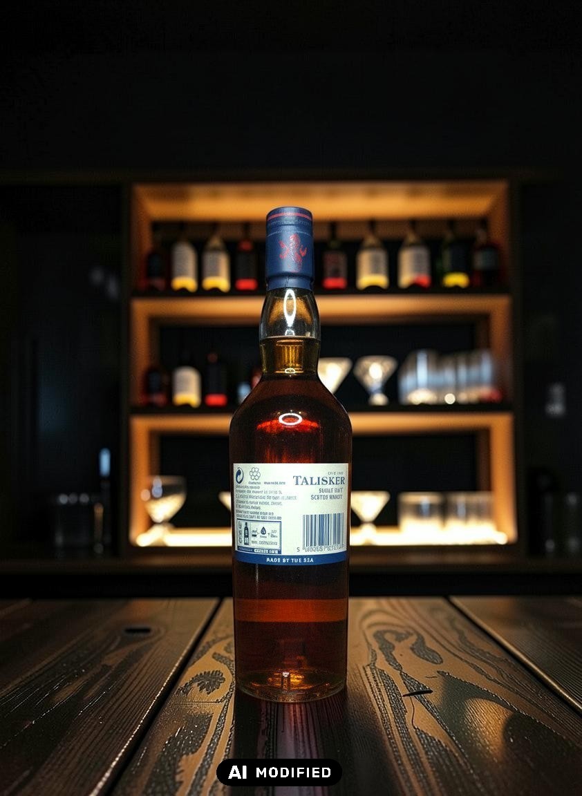 Whiskyquartier Talisker Distillers Edition 2022 Single Malt Scotch Whisky, 0.7L, bernsteinfarben, mit Sherry-Finish