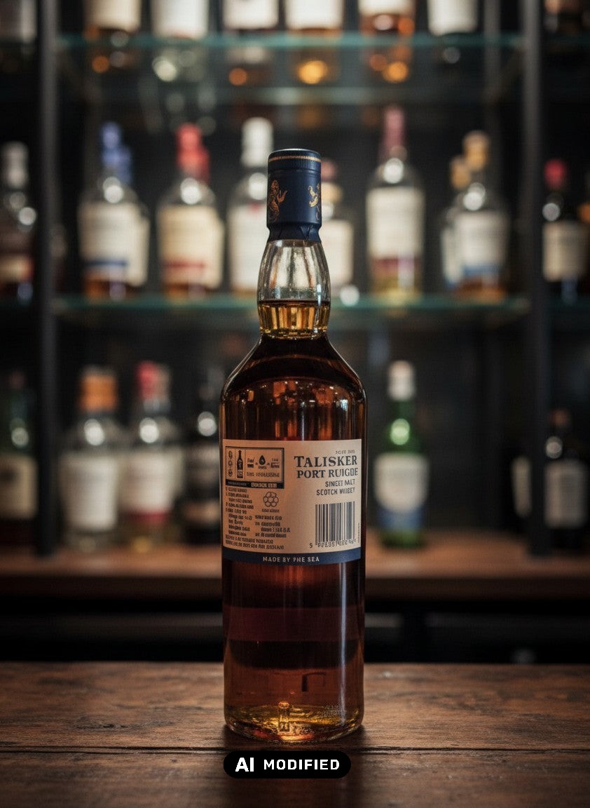 Whiskyquartier Talisker Port Ruighe Single Malt Scotch Whisky 0.7L mit Port Cask Finish, rauchig und fruchtig.