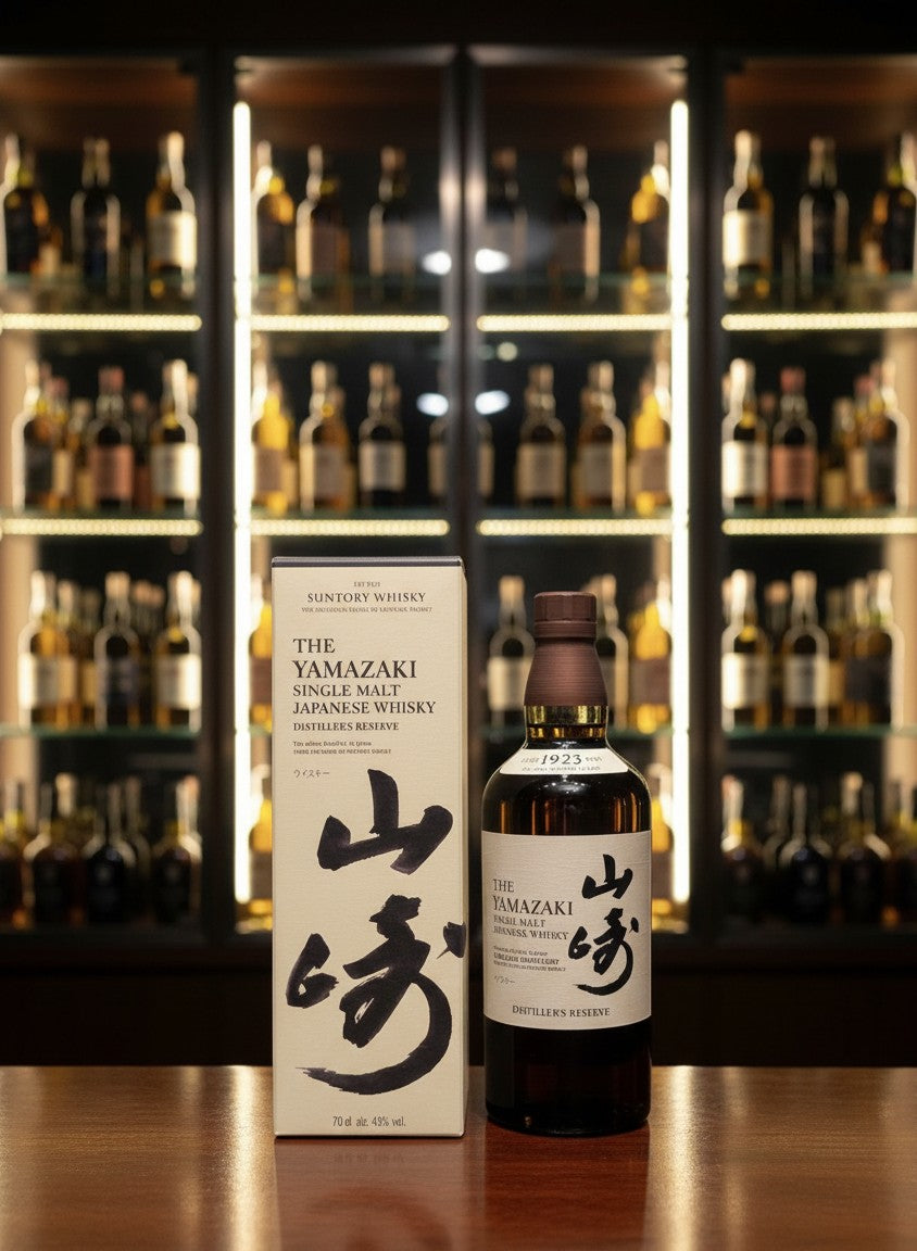 Whiskyquartier Suntory Yamazaki Distiller's Reserve Single Malt Japanese Whisky 0,7L Flasche und Karton