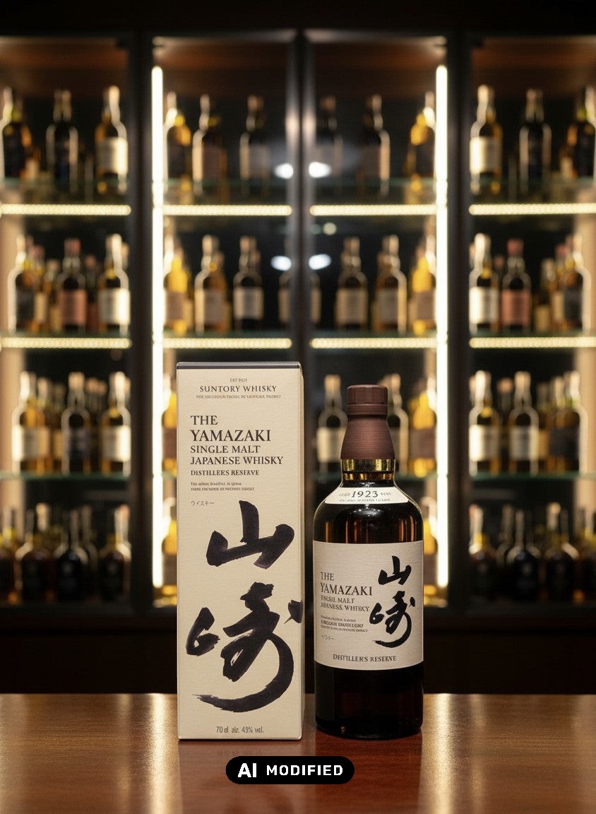 Whiskyquartier Suntory Yamazaki Distiller's Reserve Single Malt Japanese Whisky 0,7L Flasche und Karton